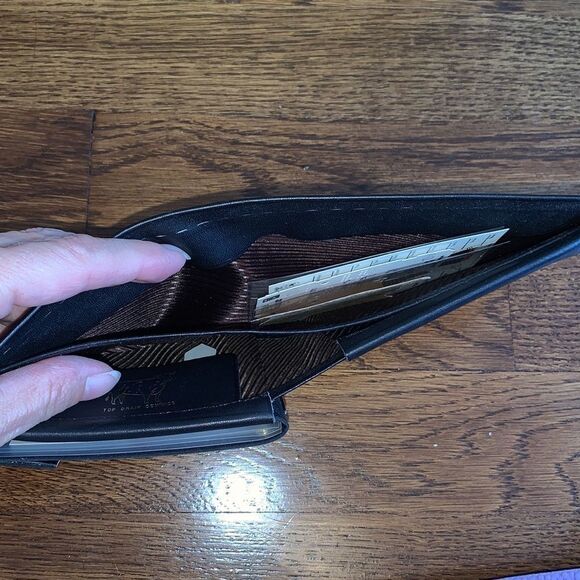 Vtg NWT 70s Prince Gardner black men’s wallet - Picture 4 of 10